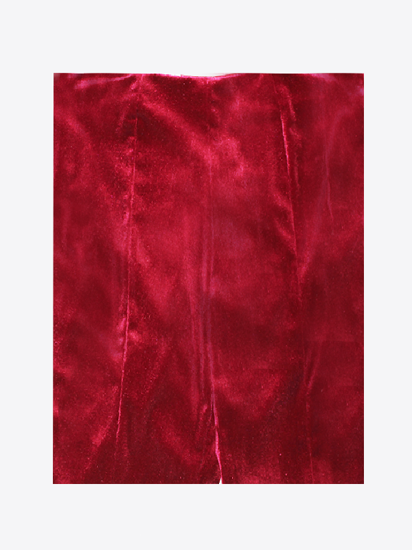 Pantaloni Svasati Velluto Rosso | MARINELLA GALLONI
