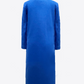 Cappotto Collo Alto Blu Cobalto | MARINELLA GALLONI