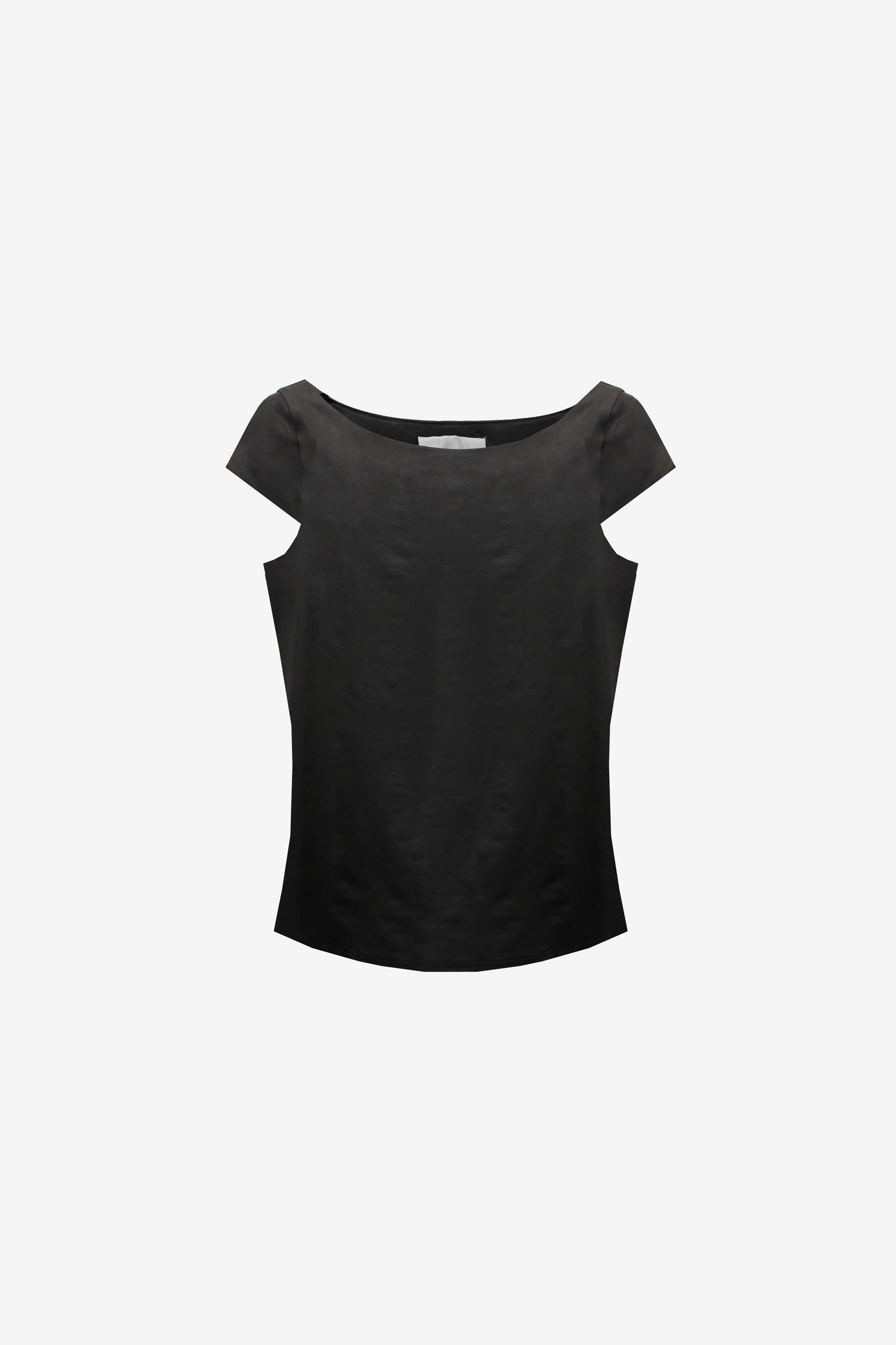 T-Shirt In Viscosa Coffee Effetto Pelle | MARINELLA GALLONI