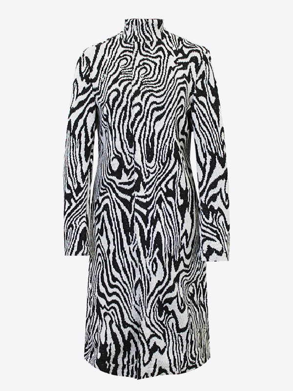 Cappotto A Collo Alto Animalier | MARINELLA GALLONI