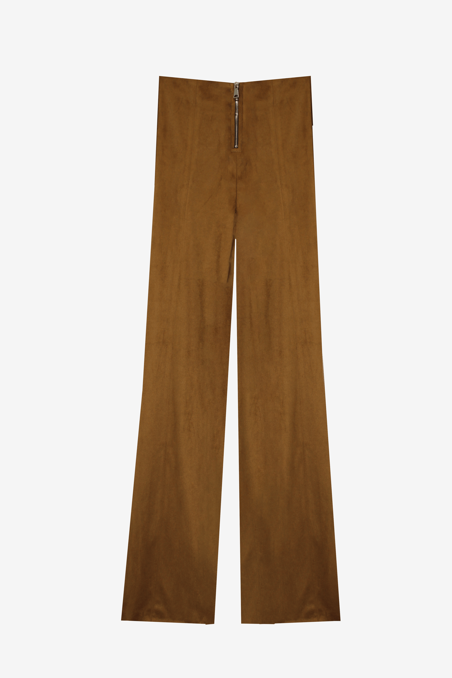 Pantaloni Svasati Camoscio Caramel | MARINELLA GALLONI