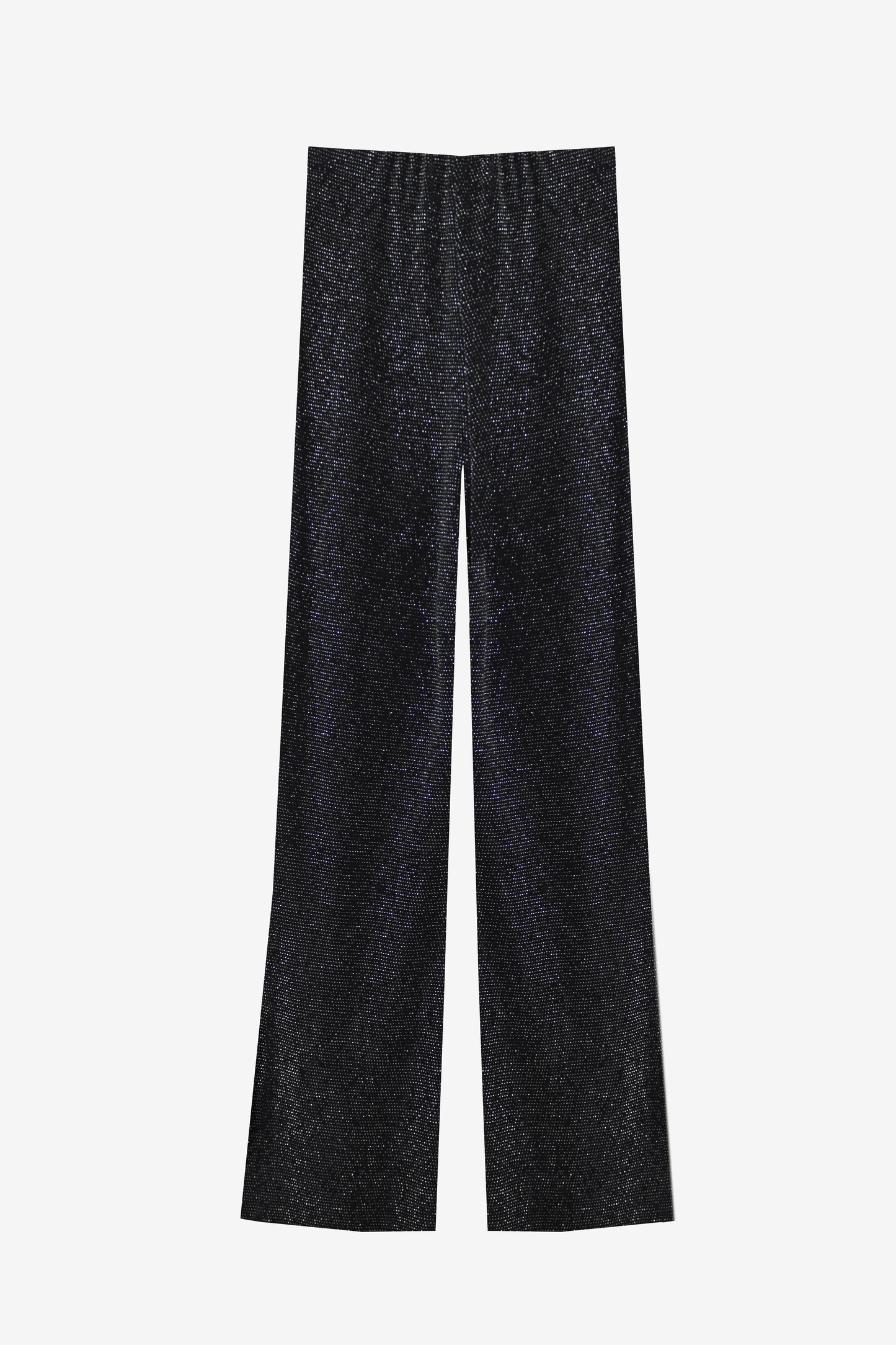 Pantaloni Svasati In Maglina Silver Nero | MARINELLA GALLONI