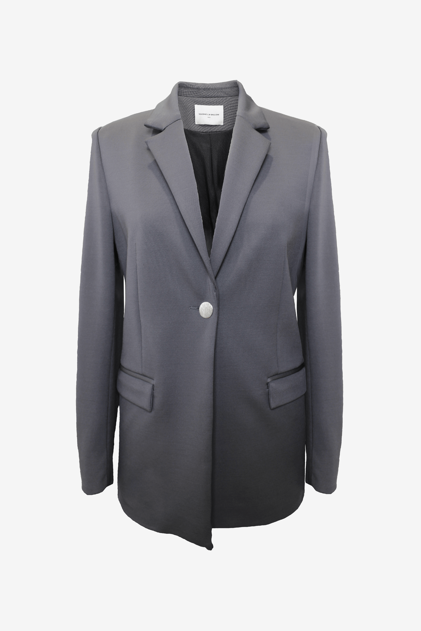 Blazer In Viscosa Grigio | MARINELLA GALLONI