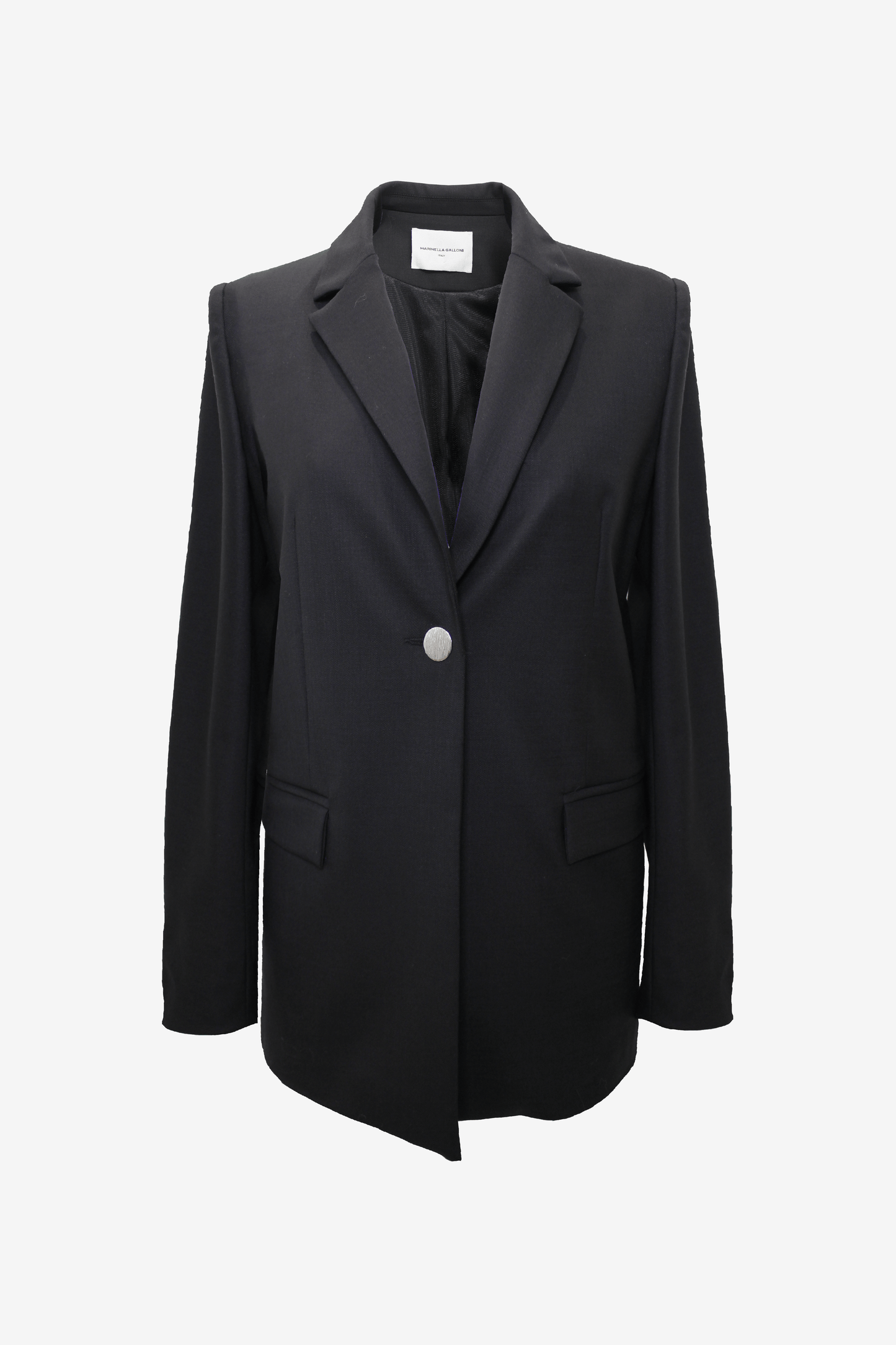 Blazer In Viscosa Nero | MARINELLA GALLONI